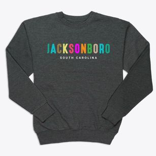 Jacksonboro South Carolina Color Pop Premium Crewneck Sweatshirt