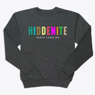 Hiddenite North Carolina Color Pop Premium Crewneck Sweatshirt