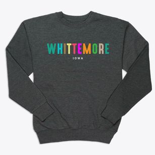 Whittemore Iowa Color Pop Premium Crewneck Sweatshirt
