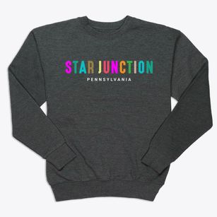 Star Junction Pennsylvania Color Pop Premium Crewneck Sweatshirt