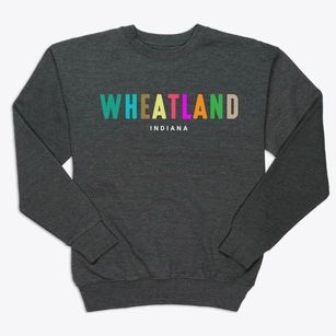Wheatland Indiana Color Pop Premium Crewneck Sweatshirt