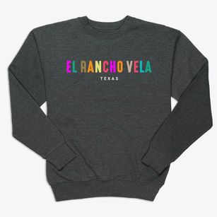 El Rancho Vela Texas Color Pop Premium Crewneck Sweatshirt