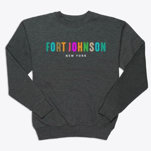 Fort Johnson New York Color Pop Premium Crewneck Sweatshirt