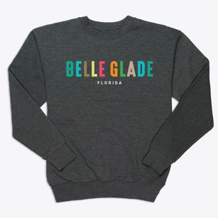 Belle Glade Florida Color Pop Premium Crewneck Sweatshirt