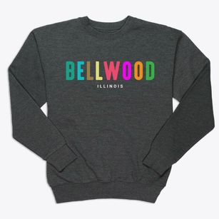 Bellwood Illinois Color Pop Premium Crewneck Sweatshirt