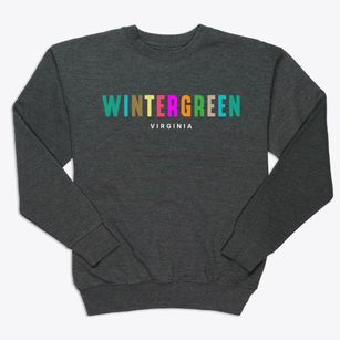 Wintergreen Virginia Color Pop Premium Crewneck Sweatshirt
