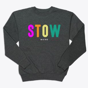 Stow Maine Color Pop Premium Crewneck Sweatshirt