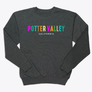 Potter Valley California Color Pop Premium Crewneck Sweatshirt