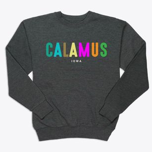 Calamus Iowa Color Pop Premium Crewneck Sweatshirt