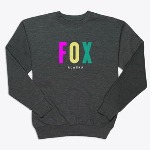 Fox Alaska Color Pop Premium Crewneck Sweatshirt