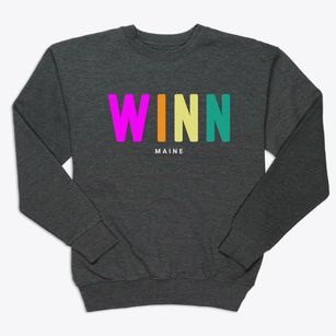 Winn Maine Color Pop Premium Crewneck Sweatshirt