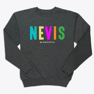 Nevis Minnesota Color Pop Premium Crewneck Sweatshirt