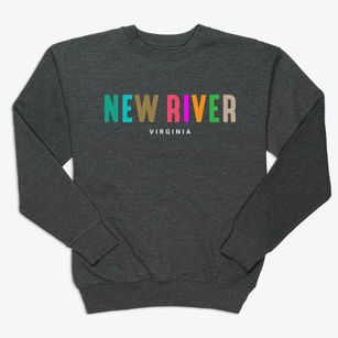 New River Virginia Color Pop Premium Crewneck Sweatshirt