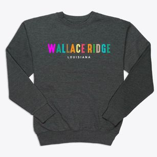 Wallace Ridge Louisiana Color Pop Premium Crewneck Sweatshirt