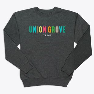 Union Grove Texas Color Pop Premium Crewneck Sweatshirt