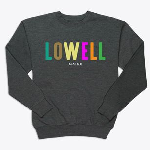 Lowell Maine Color Pop Premium Crewneck Sweatshirt