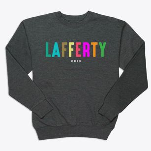 Lafferty Ohio Color Pop Premium Crewneck Sweatshirt