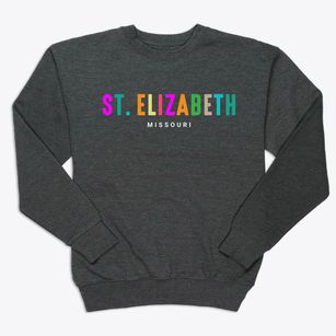 St. Elizabeth Missouri Color Pop Premium Crewneck Sweatshirt
