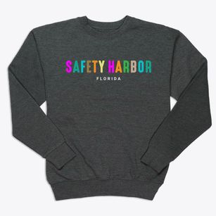 Safety Harbor Florida Color Pop Premium Crewneck Sweatshirt