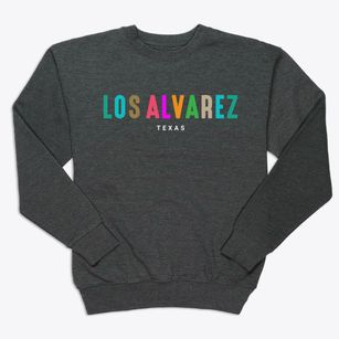 Los Alvarez Texas Color Pop Premium Crewneck Sweatshirt
