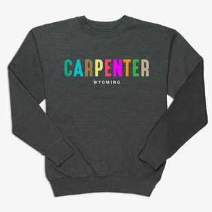 Carpenter Wyoming Color Pop Premium Crewneck Sweatshirt