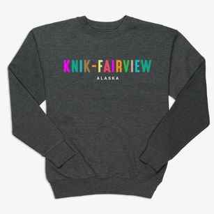 Knik-fairview Alaska Color Pop Premium Crewneck Sweatshirt