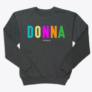 Donna Texas Color Pop Premium Crewneck Sweatshirt
