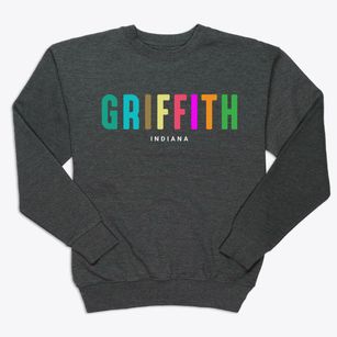 Griffith Indiana Color Pop Premium Crewneck Sweatshirt