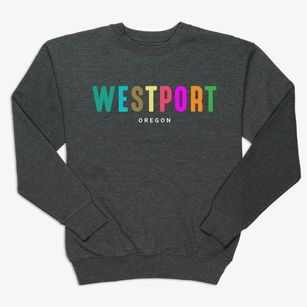 Westport Oregon Color Pop Premium Crewneck Sweatshirt