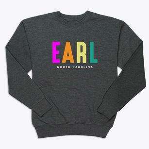 Earl North Carolina Color Pop Premium Crewneck Sweatshirt