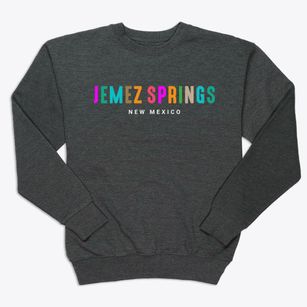 Jemez Springs New Mexico Color Pop Premium Crewneck Sweatshirt