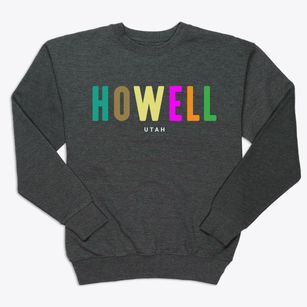 Howell Utah Color Pop Premium Crewneck Sweatshirt