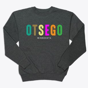 Otsego Minnesota Color Pop Premium Crewneck Sweatshirt