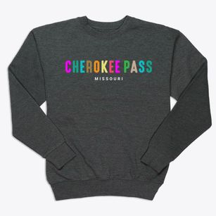 Cherokee Pass Missouri Color Pop Premium Crewneck Sweatshirt