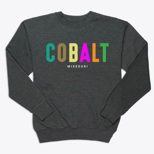Cobalt Missouri Color Pop Premium Crewneck Sweatshirt