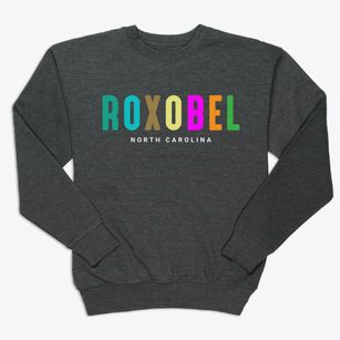 Roxobel North Carolina Color Pop Premium Crewneck Sweatshirt