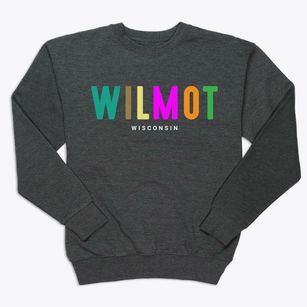 Wilmot Wisconsin Color Pop Premium Crewneck Sweatshirt