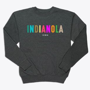 Indianola Iowa Color Pop Premium Crewneck Sweatshirt