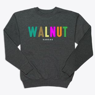 Walnut Kansas Color Pop Premium Crewneck Sweatshirt