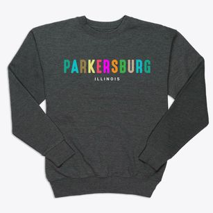 Parkersburg Illinois Color Pop Premium Crewneck Sweatshirt