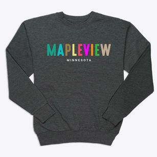 Mapleview Minnesota Color Pop Premium Crewneck Sweatshirt