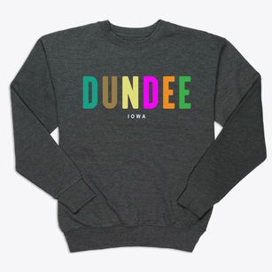 Dundee Iowa Color Pop Premium Crewneck Sweatshirt