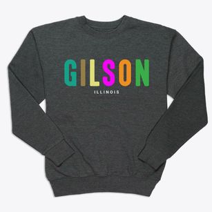 Gilson Illinois Color Pop Premium Crewneck Sweatshirt