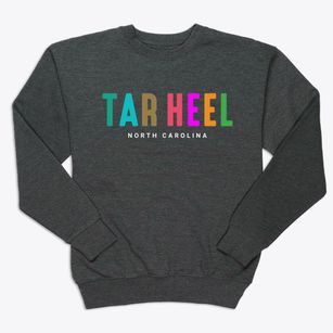 Tar Heel North Carolina Color Pop Premium Crewneck Sweatshirt