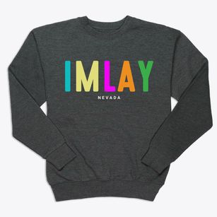 Imlay Nevada Color Pop Premium Crewneck Sweatshirt