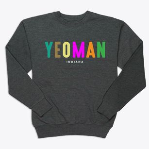 Yeoman Indiana Color Pop Premium Crewneck Sweatshirt