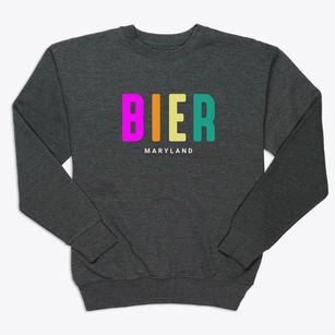 Bier Maryland Color Pop Premium Crewneck Sweatshirt