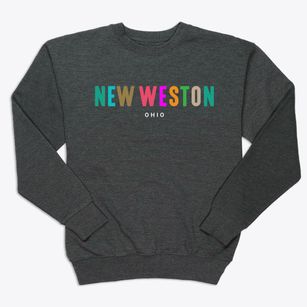 New Weston Ohio Color Pop Premium Crewneck Sweatshirt