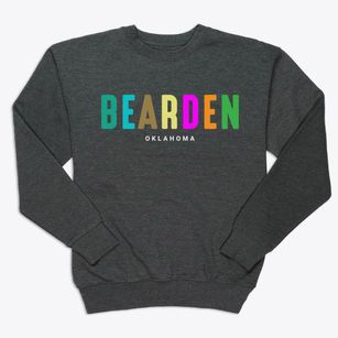 Bearden Oklahoma Color Pop Premium Crewneck Sweatshirt