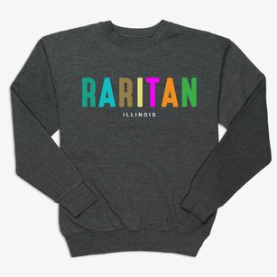 Raritan Illinois Color Pop Premium Crewneck Sweatshirt
